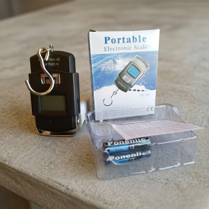 Portable Electronic Scale – Upto 50kg Digital Hanging Luggage Scale