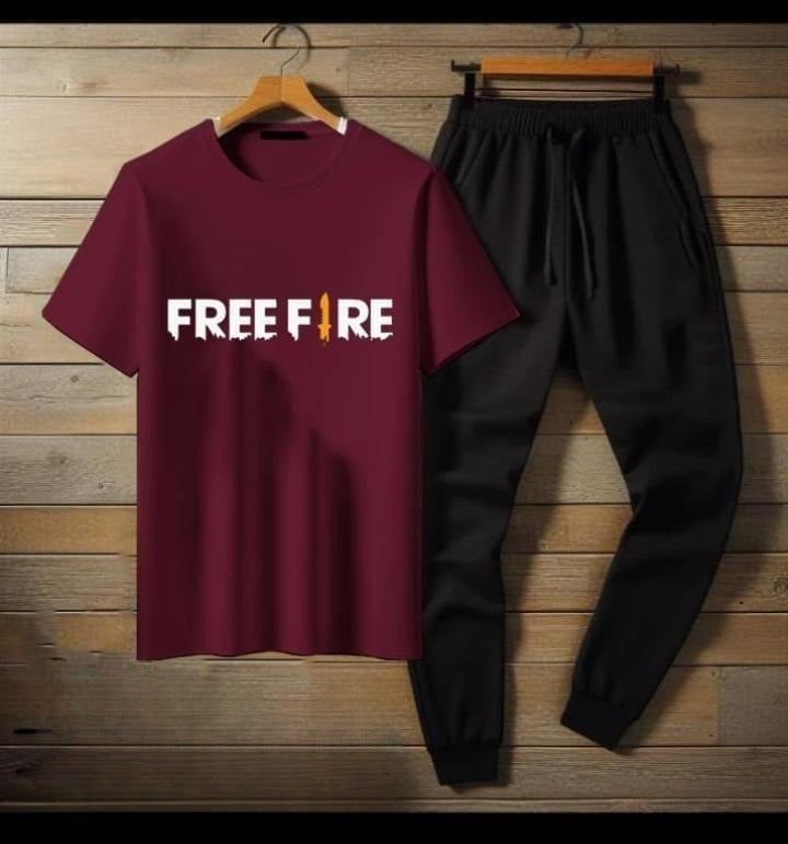 Premium Men’s Tracksuit FreeFire Print – Comfortable Sportswear