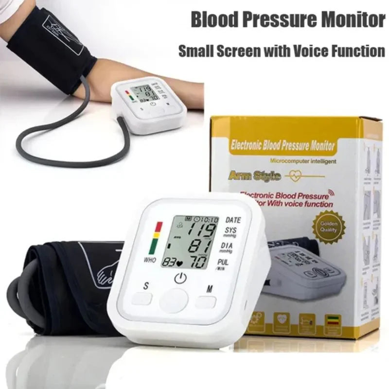 Digital Blood Pressure Monitor |  Automatic BP Machine with Large LCD Display