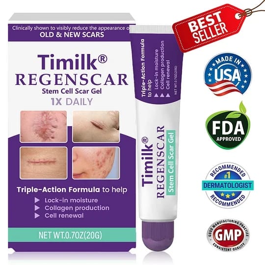 Timilk REGENSCAR Stem Cell Scar Gel | Scar Removal Gel 20g