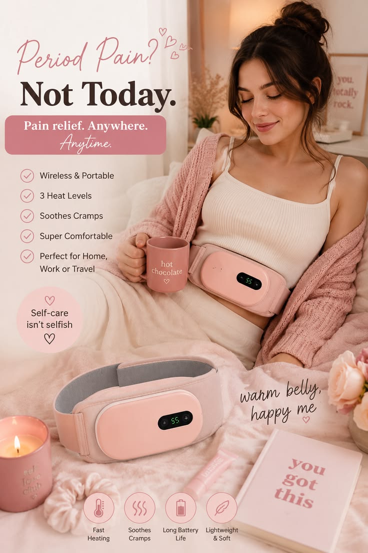 Women’s Portable Period Cramp & Pain Relief Pad