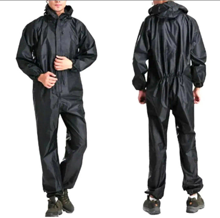 Water Proof Parachute Rain suite 2 pieces black