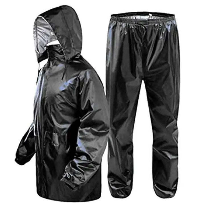 Water Proof Parachute Rain suite 2 pieces black